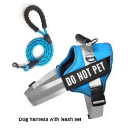 Nylon Reflective Dog Harness Personalized Breathable Dog Harness With ID Name Tag Pet Harness for Small Medium Large Dogs