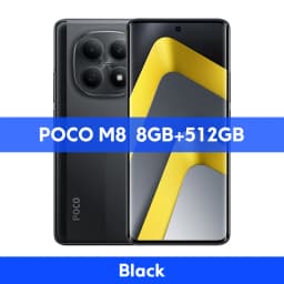 【World Premiere】Global Version POCO M8 5G Smartphone NFC 6.77" Flow AMOLED display Snapdragon® 6 Gen 3 5520mAh 45W Charging