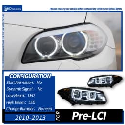 AKD Car Styling Head Lamp for BMW F10 Headlights 2010-2017 520i 525i 530i F11 LED Headlight Projector DRL Automotive Accessories