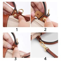 2026 New Leather Bag Strap For Longchamp Mini Lime Durable Fashion Without Punching Modification Bag Accessories