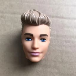 1/6 Scale Male Doll Head with Super White Beige Brown Skin for DIY Makeup Practice Collectible Figure Accessory Part