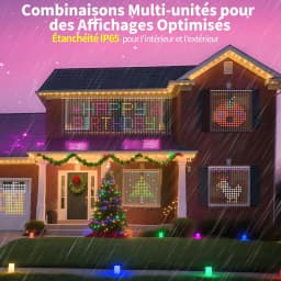 400LEDs Smart Curtain Lights Bluetooth App Control DIY LED String RGB Fairy Lights Music Change Display for Window Bedroom Decor