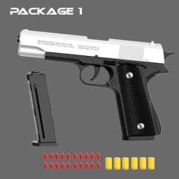 Automatic Colt 1911 Automatic Shell Soft Bullet Toy Gun Air Gunner Gun CS Shooting Boys Toy