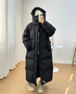 ZAROY Women's Winter Long Jacket Hooded Windproof Warm Thicken Down Coat Snow Outerwears Skiing Parkas Длинные куртк