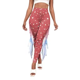 NADANBAO Mermaid Printed Pants Fish Scales Cosplay 3D Printed Women Bottoms Fashion Women's Leggings Tight Yoga Pants