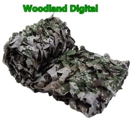 Reinforced Camouflage Net Double-Layer Oxford Cloth for Shelter Decoration, Sunshade, Camouflage Fence, Camping