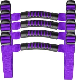 4x Roll Bar Grab Handles Grip Handle Fits For 1995-2021 Jeep Wrangler YJ TJ JK JKU JL Sports Sahara Freedom Rubicon X Unlimited