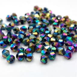 Faceted Austria 3 4 6mm Bicone Crystal Beads Spacer Glass Beads for Bracelet Necklace DIY Jewelry Making