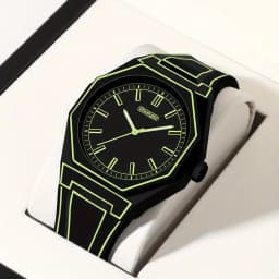 Fashionable Men's Simple Watch Date Function Preppy Style Quartz Wrist Watch - Silicone Strap,(Gift box does not include)