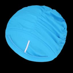 New Solid Color Long Hair Women Men Swim Pool Seaside Water Sports Elastic Pleated Nylon Fabric Bathing Swimming Caps Hat Turban