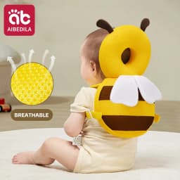AIBEDILA Baby Head Protector Pillow Backpack Anti-Fall Safety Cushion for Newborn Toddlers Learning to Walk Kids Safe Support