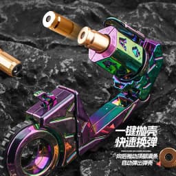 Mini Metal Multi Playability Ratchet Flip Antistress Toy Gun Ejection Shell EDC Stress Relief Fidget Spinner Fidgeting Toys Gift