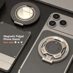Double-Sided Magnetic Finger Ring Holder Rotate Phone Stand MultiFunction Finger Ring Bracket Portable Lazy Man Stand For iPhone