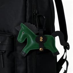 Small Horse Multi-color Pendant Leather Pendant Keychain Backpack Accessory Multicolored Creativity