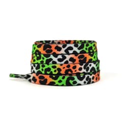 1Pair Flat Shoelaces for Sneakers Color Leopard Print Tie-dye Gradient Shoelace Rope Men Women for Canvas Shoe Laces Shoestrings