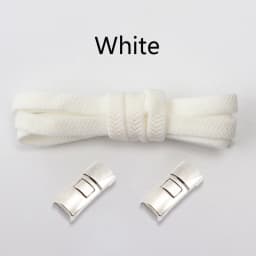 Cross buckle Elastic Laces Sneakers Shoelaces without ties 8MM Thick Flats No Tie Shoe laces Kids Adult Running Rubber Shoelace