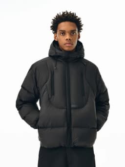 Couple's Short Thickened Cotton Jacket Loose Fit Warm Men's Outerwear Korean Style Commute Polyester Fabric Hooded Zipper