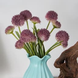 4/5pcs Artificial Flowers Plastic Onion Balls Bouquet Plant Home Decorative Simulation Dandelion Fake Flower Hotel Decoration