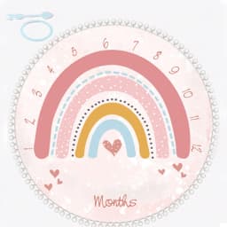 Ylsteed Flannel Month Milestone Blanket Baby First Year Calendar Monthly Growth Chart Shower Gift Newborn Photography Backdrop