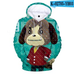 Hoodies men Animal Crossing 3D Sweatshirts Women pullover Cartoon Game Harajuku Funny Student's Hooded Spring/Autumn Tops
