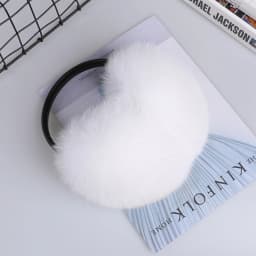 Real Fox Raccoon Fur Hang Ear Cover Warm Winter Earmuffs Headwear Ear Muffs Earmuffs Cold Ear Warmer Ear Protection Headband