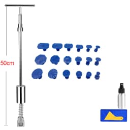Car Paintless Dent Repair Tool Sheet Metal Kit Slide Reverse Hammer Suction Cup Auto Body Dent Removal Puller Set Car Tool Kit