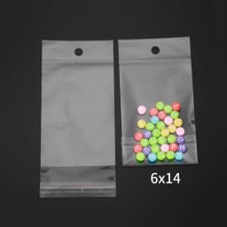 100pcs Multiple Size Clear Self-adhesive Cello Cellophane Bag Self Sealing Plastic Bags for Candy Packing Resealable Bag Jewelry