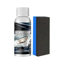 Car Headlight Restoration Polishing 50ml Headlamp Scratch Remover Repair Cleaning Paste Remove Oxidation Headlight Polish Liquid