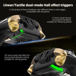 Anbernic RG G01 / RG P01 Retro Games Controller Hall Effect Triggers XBOX Gamepad for PC Android IOS Steam Linux Supports Bluetooth 5.3/Wired/2.4G Wireless