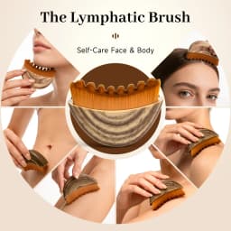 Massager for Face Lymphatic Contour ,Skin Scraping Body Sculpting ,Face Guasha Brush Drainage Massager Brush Facial Massage