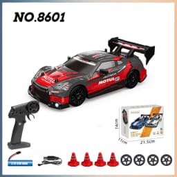 AE86 RC Drift Racing Car 1/24 4WD 30KM/h High Speed with Light 2.4G Radio Controlled Vehicle Model Race Competition Toy for Boys