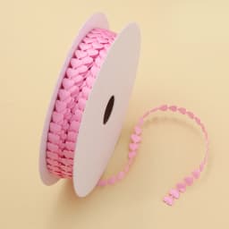 20yards/Roll 0.8 cm Wide Heart-Shaped Floral Pattern Gift Ribbon Suitable for Apparel Decoration Valentine's Day Packaging