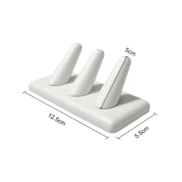 High-quality Velvet Or PU Leather Jwelry Display Stand Ring Storage Display Stand Jewelry Store Counter Display Stand For Rings