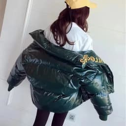 New 2025 Korean Version Unique Loose Women's Cotton Padded Outerwear Temperament Versatile Elegant Ladies Winter Parka Coat