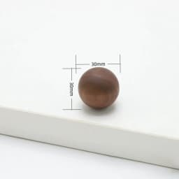 Natural Solid Wood Cabinet Handles Nordic Kitchen Drawer Pulls Walnut Durable Round Wooden Knobs Furniture Handle