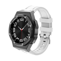 Modification Kit Case For Samsung Galaxy Watch6 Classic 47mm 43mm Stainles Steel Metal Strap Bracelet Galaxy6Classic Rubber Band