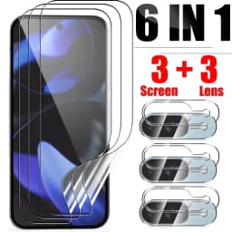 For Google Pixel 9/9 Pro/9Pro XL Hydrogel Film Soft Screen Protectors HD Clear Anti-scratch Tempered Glass Camera Lens Films