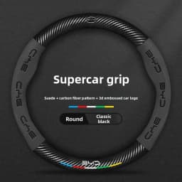 For BYD Tang, Song, Yuan, Ming, Qin PLUS, Han EV, Yuan Pro, Frigate 07, Dolphin, car, suede steering wheel cover