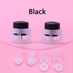 Lazy Shoelace Spring Buckle Elastic Laces Sneakers Press Locks Decoration No Tie Shoelaces Holder Casual Shoes Quick Accessories