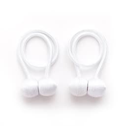 2PCS Curtain Tiebacks, a Pair Set, Including Tie Ropes, Curtain Buckles, Ring Buckles, Ropes, New Style with Magnetic Attraction