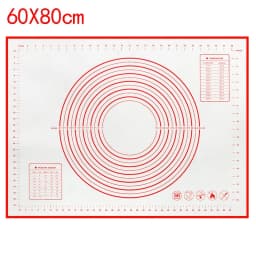 New Oversize 80/70/60cm Silicone Baking Mat Pastry Rolling Kneading Pad Kitchen Crepes Pizza Dough Non-stick Pan Pastry Mat