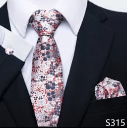 Brand Classic 8 cm Grey Plaid Tie Pocket Squares Cufflinks Set Wedding Present Necktie Clothing Accessories Fit Business