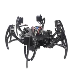 18 DOF Aluminium Hexapod Spider Bracket Six 3 DOF Legs Robot Frame Kit with Ball Bearing Fully For Programmable Robot DIY Kit