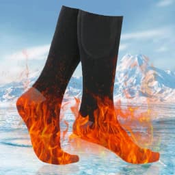 Electric Heated Socks (No Battery) 3 Level Temperature Winter Warm Thermal Socks Cold-Proof Washable for Cycling Camping Skating