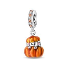 925 Silver Color Fashion Squirrel Maple Leaf Honey Autumn Series Charms Bead Fit 3mm 925 Original Bracelets Fine DIY Jewelry