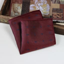 24cm Elegant Brown Pocket Square Mens Polyester Block Paisley Soft Handkerchief Wedding Party Suit Accessories Cravat Neckwear
