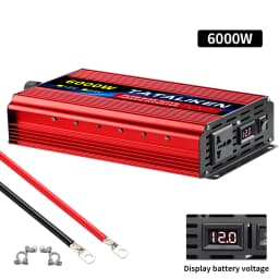 Pure Sine Wave Inverter 12V 220V 5000W 6000W 7000W 8000W DC To AC Portable Power Voltage Converter Car Solar Inverter