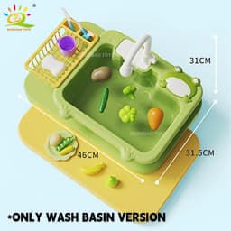 Baby Kitchen Toy Plastic Dish Wash Sink Electric Dishwasher Playing Pretend Role Play Housework Early Educational Toys For Child