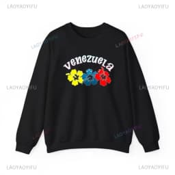 Venezuela-Graphic-Sweatshirt-Venezuela-Badge-Pullovers-Gift-Venezuela-South-America-South-America-Shirt-Soft-Comfortable-Sweater
