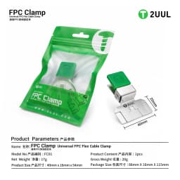 2UUL FC01 Flexible FPC Clamp PCB Ribbon Flex Cable Connector Clip Holder Mobile Phone Repair Electronic Component